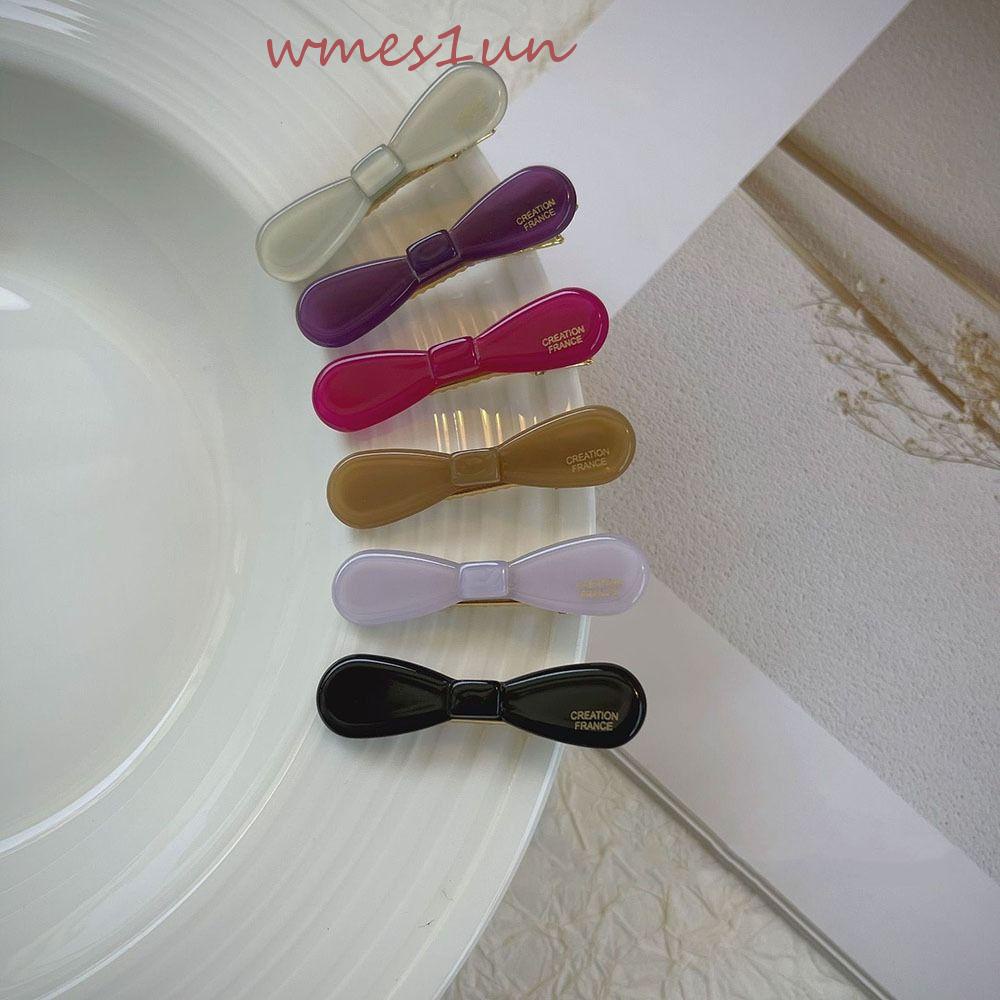 WMES15H Kẹp Tóc Nơ Dễ Thương Cho Nữ