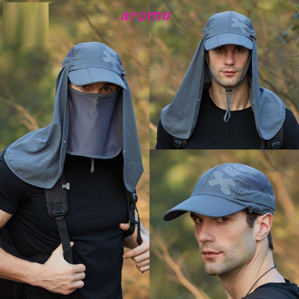 AROMA Mũ Trùm Đầu Thoáng Khí Chống Tia UV Tiện Dụng Cho Nam Và Nữ