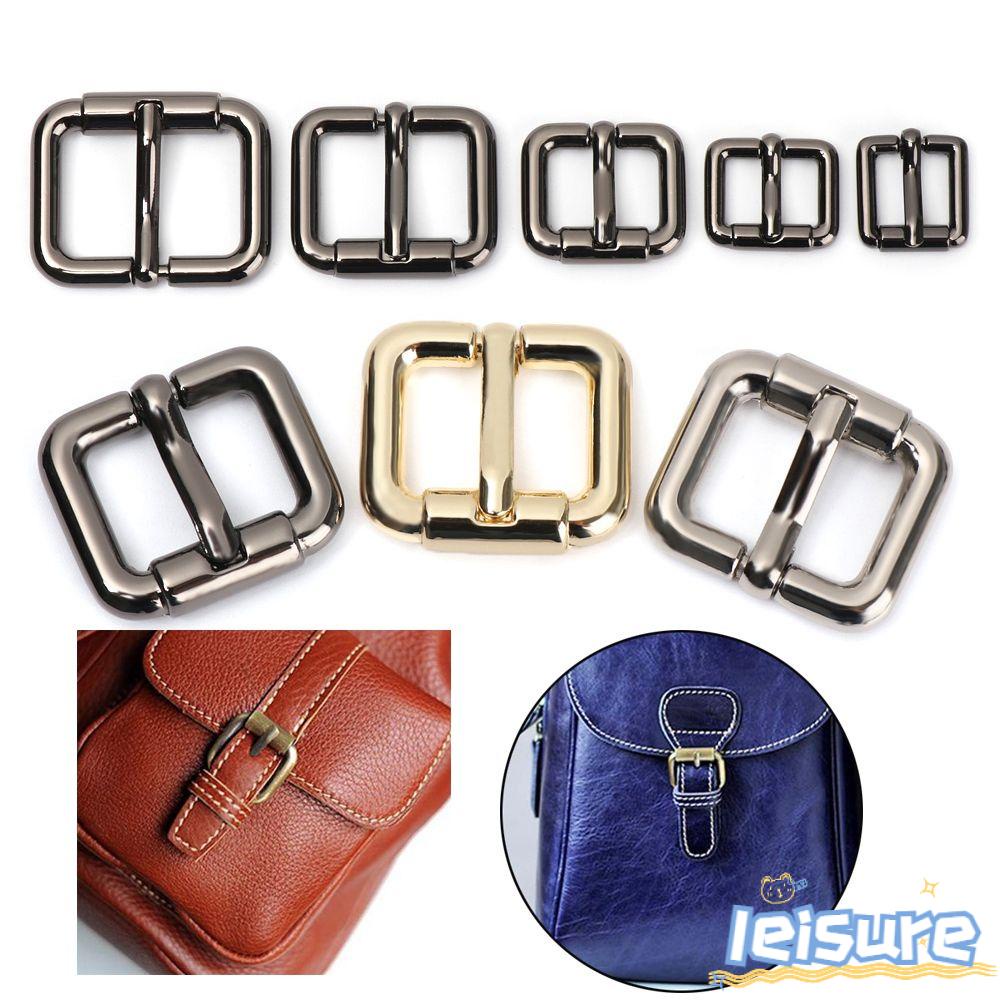 LEISURE Set 1 / 2 / 5 Khóa Kim Loại Dùng Để Sửa Chữa Túi Xách / Thắt Lưng Da