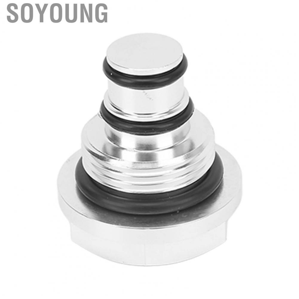 Soyoung BWD 012 Perfect Fit Aluminum Hard Turbo Solenoid Valve Plug Moisture Resistant Durable for Pickup
