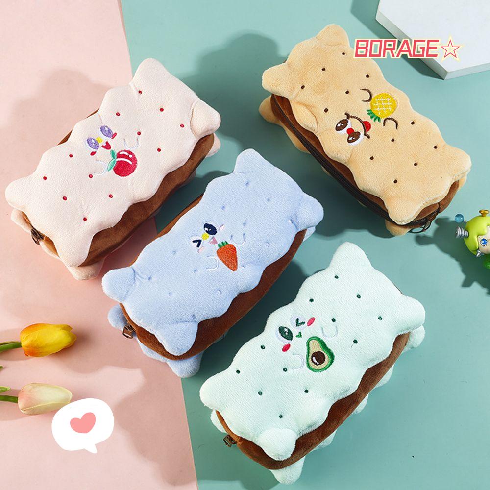 BORAG Túi Đựng Bút Cỡ Lớn Họa Tiết Biểu Cảm Vui Nhộn Ốp