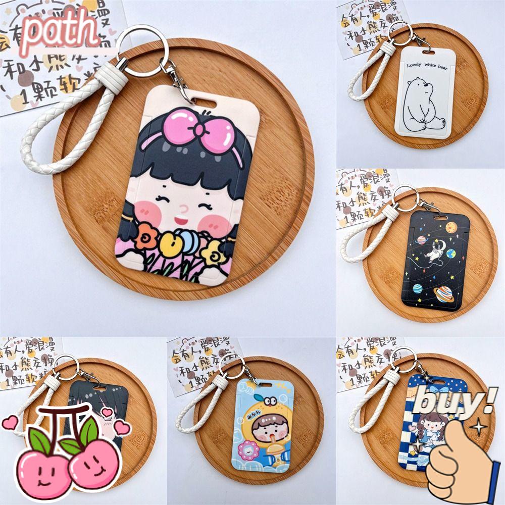 PATH Ví Đựng Thẻ ID Họa Tiết Hoạt Hình Dành Cho Nam Nữ