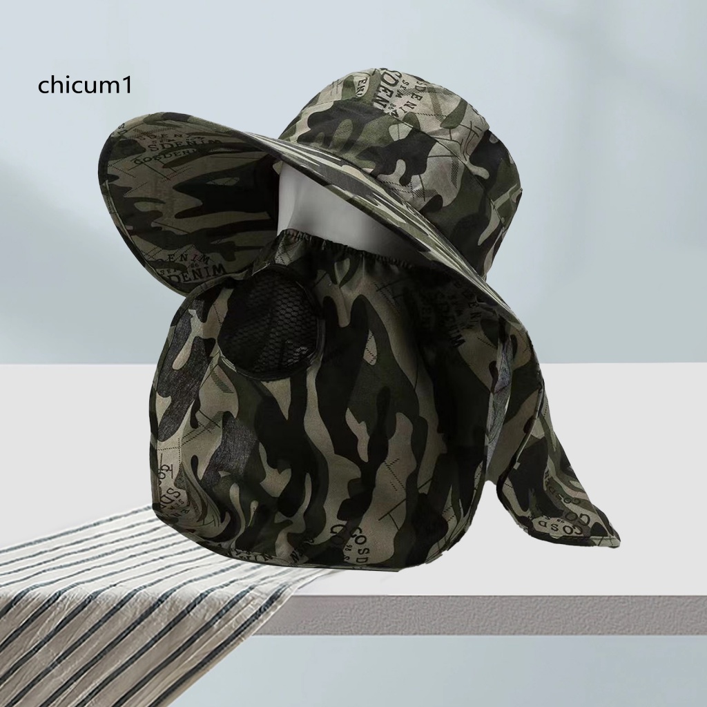 Mũ Rộng Vành Che Nắng Chống Tia UV Bảo Vệ Toàn Diện Cho Nam