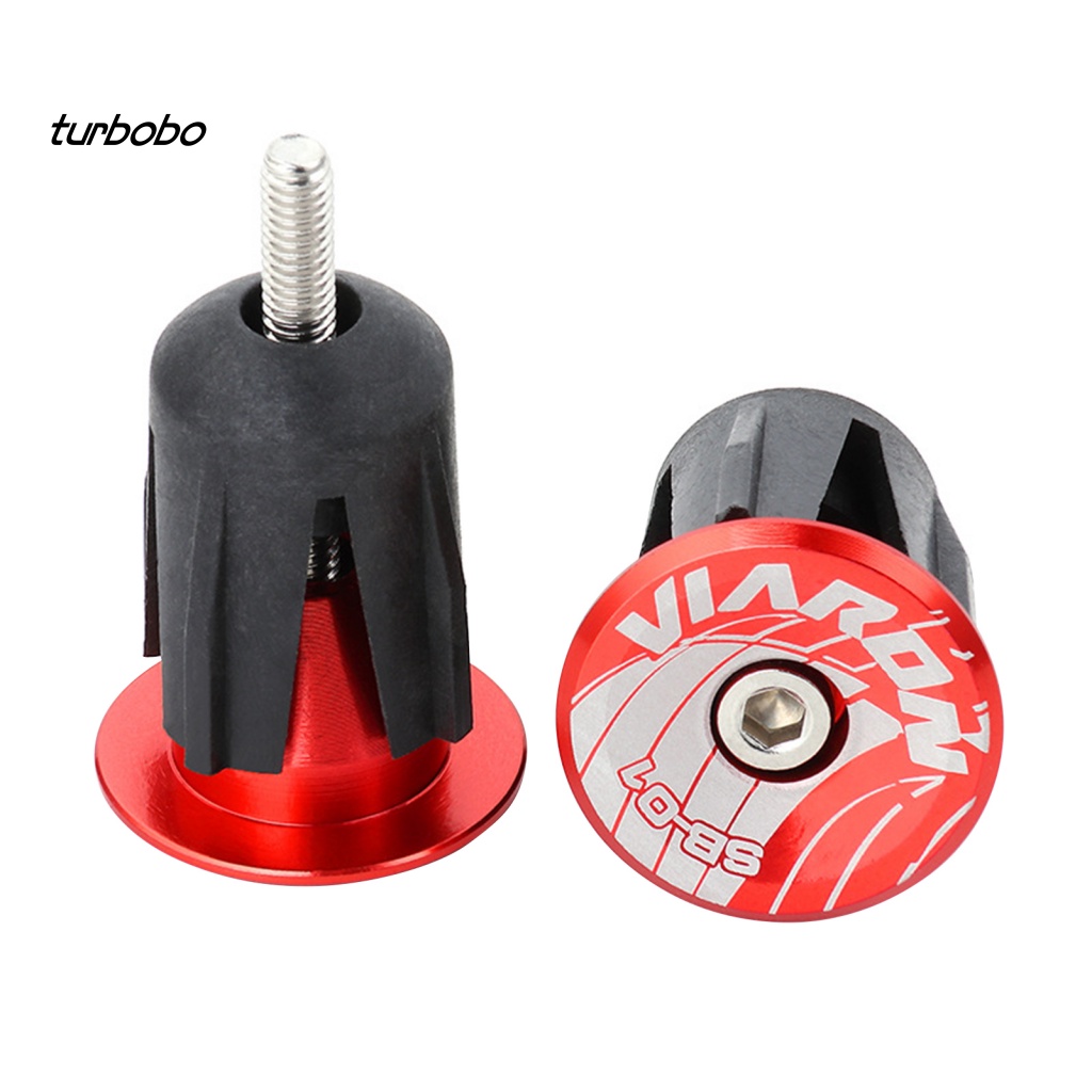 Set 2 Nút Gắn Tay Lái Xe Đạp Leo Núi Bằng Hợp Kim Nhôm Chống Mòn Thân Thiện Với Môi Trường