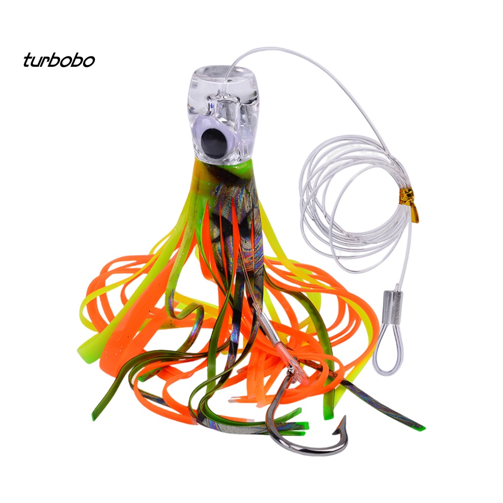 Mồi Câu Cá Giả Hình Bạch Tuộc Nhiều Màu Sắc 23cm / 96g