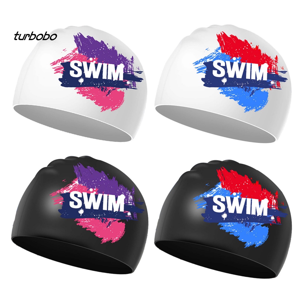Mũ Bơi Bảo Vệ Tai Siêu Nhẹ Mềm Mại Co Giãn Tốt Chống Trượt Nhanh Khô Tiện Dụng Cho Nữ