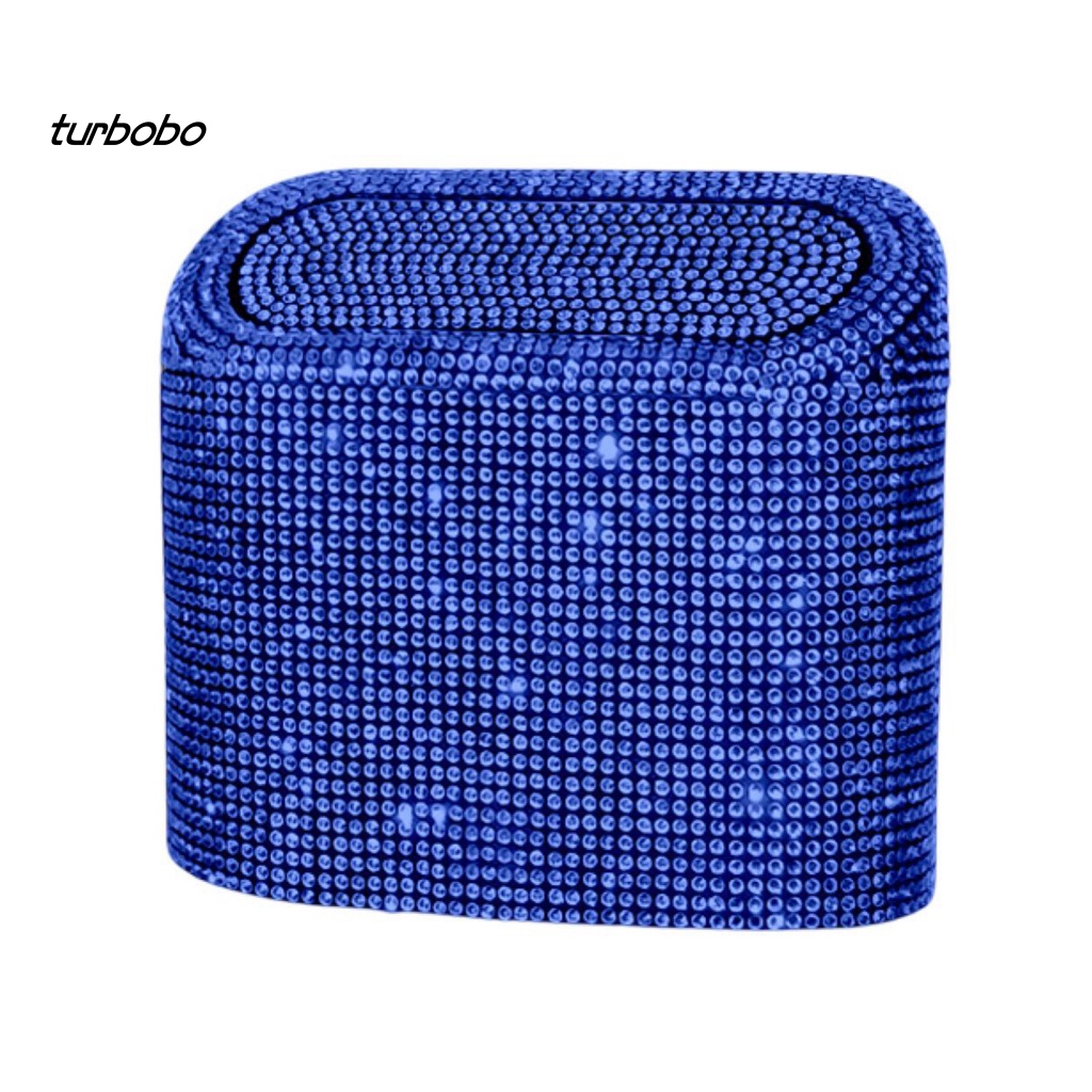 Thùng Rác Hình Vuông Đính Đá Lấp Lánh Dành Cho Xe Hơi