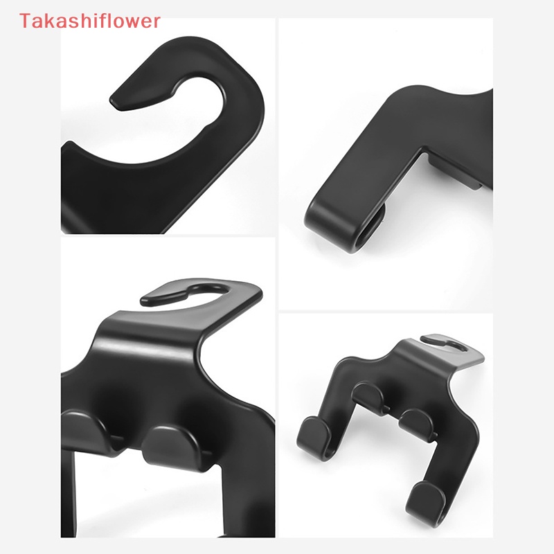 [TakashiflowerV] Set 2 Móc Treo Túi Xách / Áo Khoác / Đồ Dùng Xe Hơi Màu Đen Thông Dụng