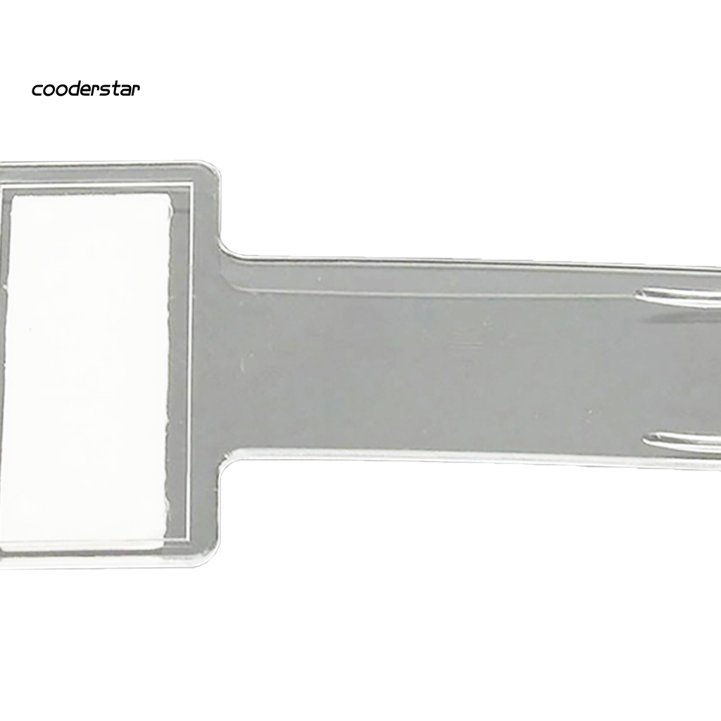 Kẹp Cố Định Vé Máy Bay Bằng Nhựa Trong Suốt Siêu Bền Tiện Dụng Cho Văn Phòng