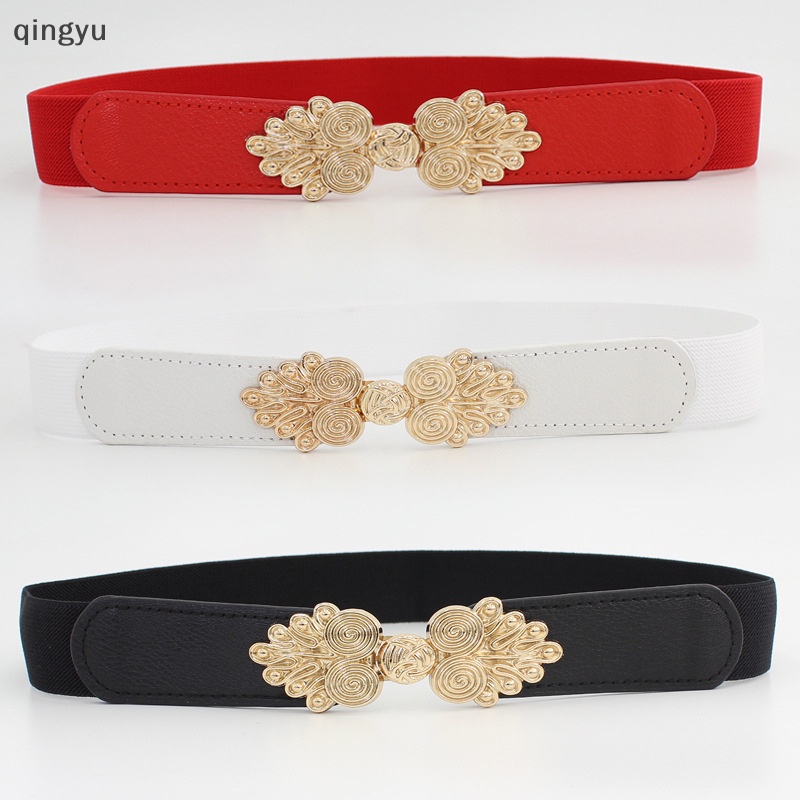 Thắt Lưng Co Giãn Có Khóa Gài Thời Trang Mới Cho Nữ