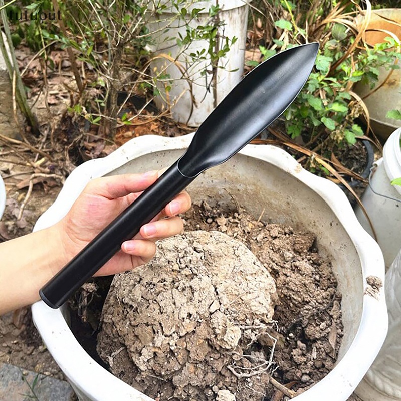 Xẻng Làm Vườn Đầu Rộng Bằng Thép Không Gỉ