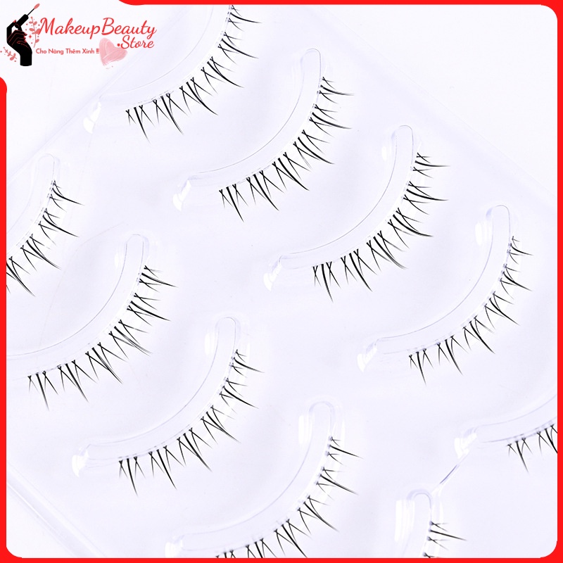Lông mi giả gân trong tự nhiên tái sử dụng nhiều lần. Chính hãng Make beauty unlimited MS 1234