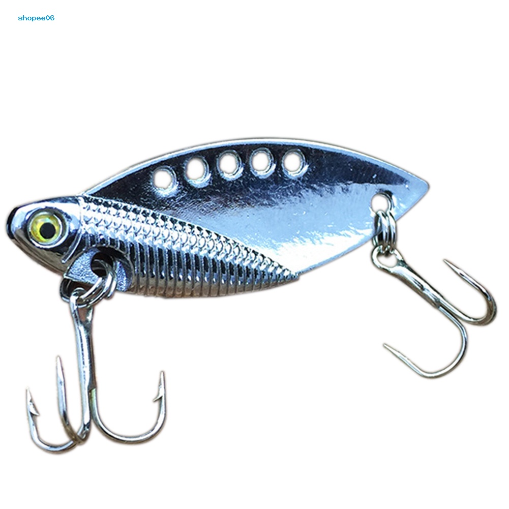 Mồi Câu Cá Giả Bằng Hợp Kim Kẽm Cứng Kèm Móc Câu Ba Tiêu