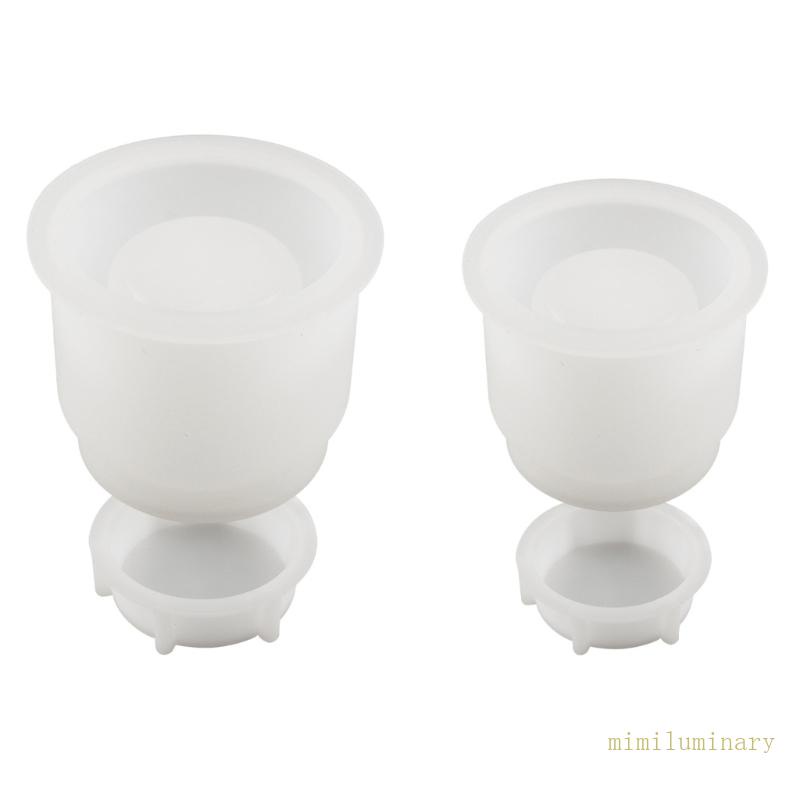 Khuôn Silicone Làm Chậu Hoa / Chậu Xi Măng Kích Thước Nhỏ DIY