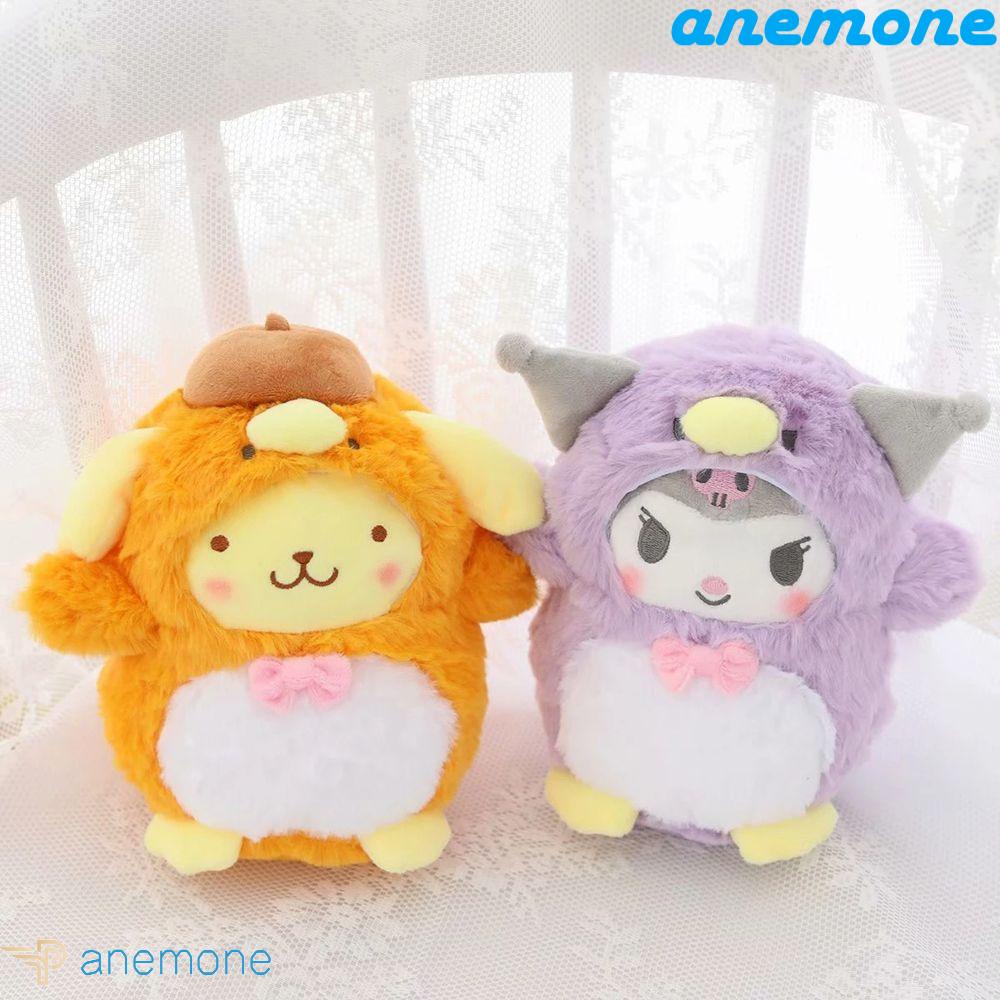 ANEMONE Thú Nhồi Bông Hình Mèo Hoạt Hình Cinnamoroll Dễ Thương Cho Bé