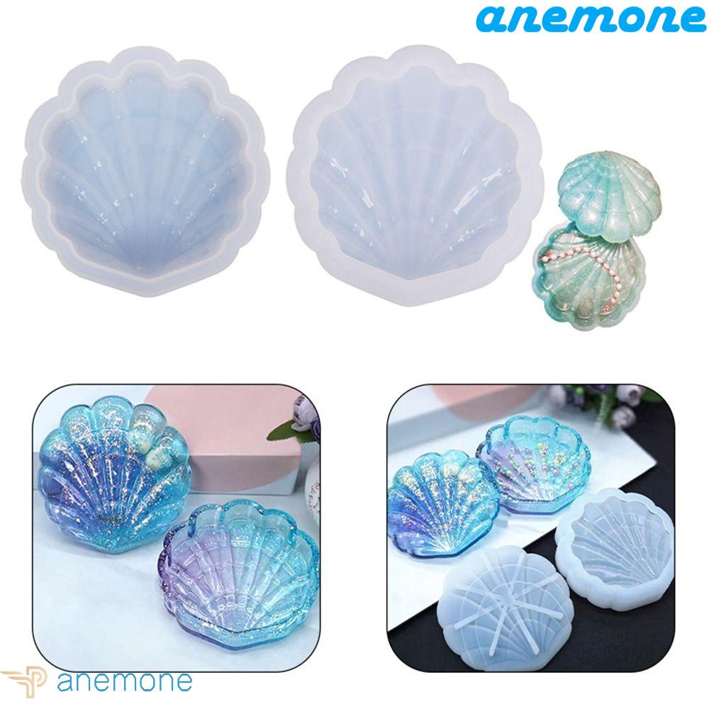 ANEMONE Giá Đỡ Nến Bằng Silicon Hình Vỏ Sò Độc Đáo Trang Trí Nhà Cửa DIY