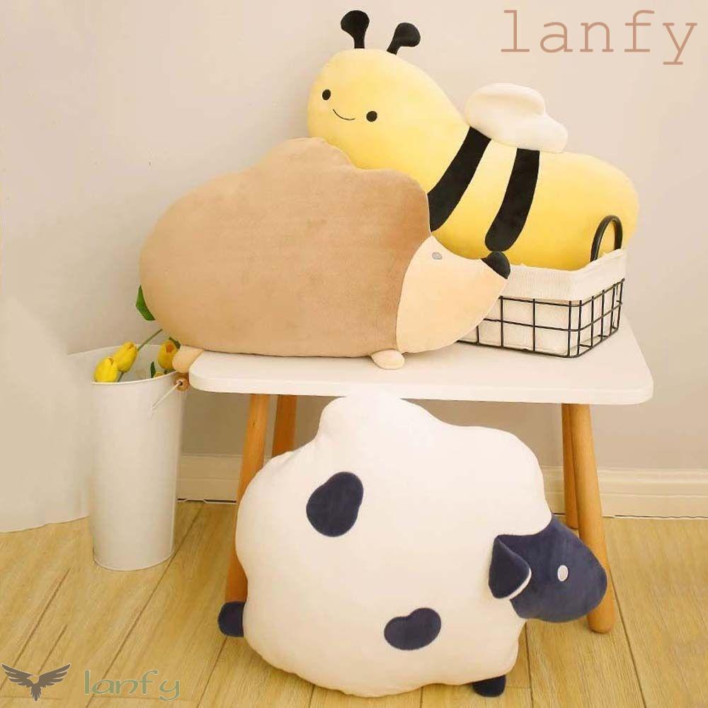 LANFY Đồ chơi nhồi bông Hình Con Ong Mềm Mại Cho Bé