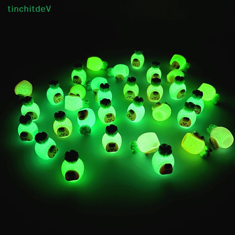 [TinchitdeV] Bộ 2 Cà Rốt Mini Dạ Quang Trang Trí Tiểu Cảnh / Nhà Búp Bê