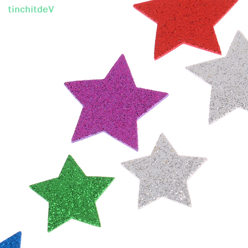 [TinchitdeV] 45 Miếng Dán Xốp Tự Dính Hình Ngôi Sao Lấp Lánh Trang Trí Tiệc Sinh Nhật DIY