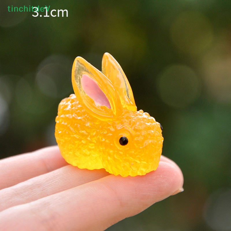 [TinchitdeV] 1 Mô Hình Thỏ Nhựa Dạ Quang Trang Trí Bảng Điều Khiển Xe Hơi / Nhà Cửa [Mới]