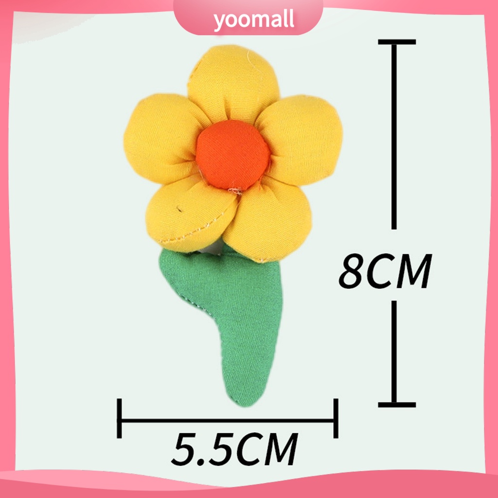 Kẹp Tóc Vải Siêu Mềm Đa Năng Dùng Làm Quà Tặng Sinh Nhật / Trang Trí Túi Xách