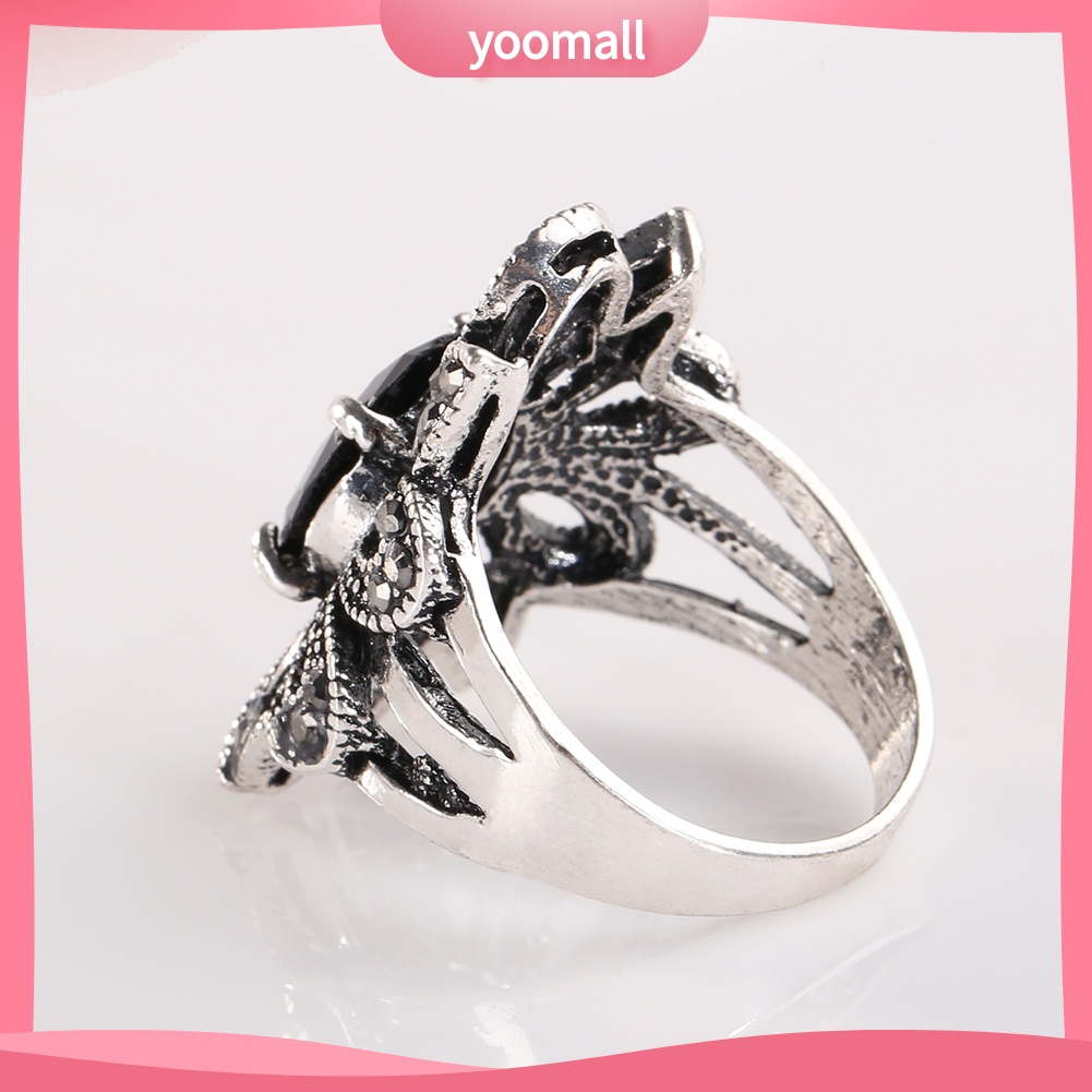 Nhẫn Hợp Kim Mặt Hoa Phong Cách Vintage Thời Trang Dành Cho Nữ