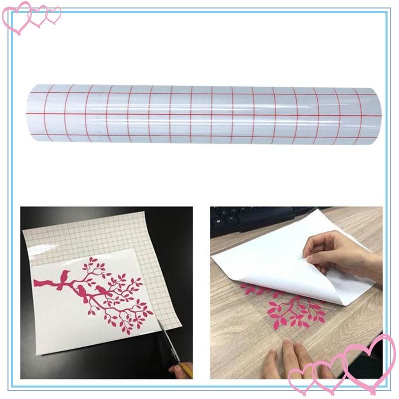 Vinyl Transfer Paper Application Tape with Grid for Windows Stickers Signs