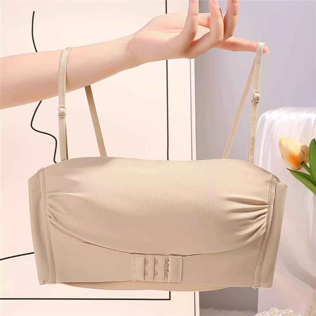 Áo Ngực Không Dây Không Gọng Nâng Ngực Tàng Hình Chống Trượt Có Thể Tháo Rời