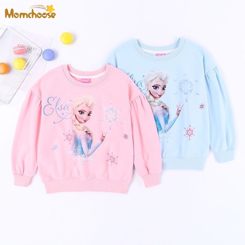 Áo sweater Tay Dài In Hình Công Chúa Aisha Trong Phim Frozen Thời Trang Mùa Thu Mới Cho Bé Gái
