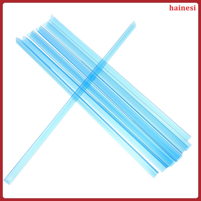 Set 10 Kẹp Tài Liệu Bằng Nhựa Trong Suốt Tiện Lợi