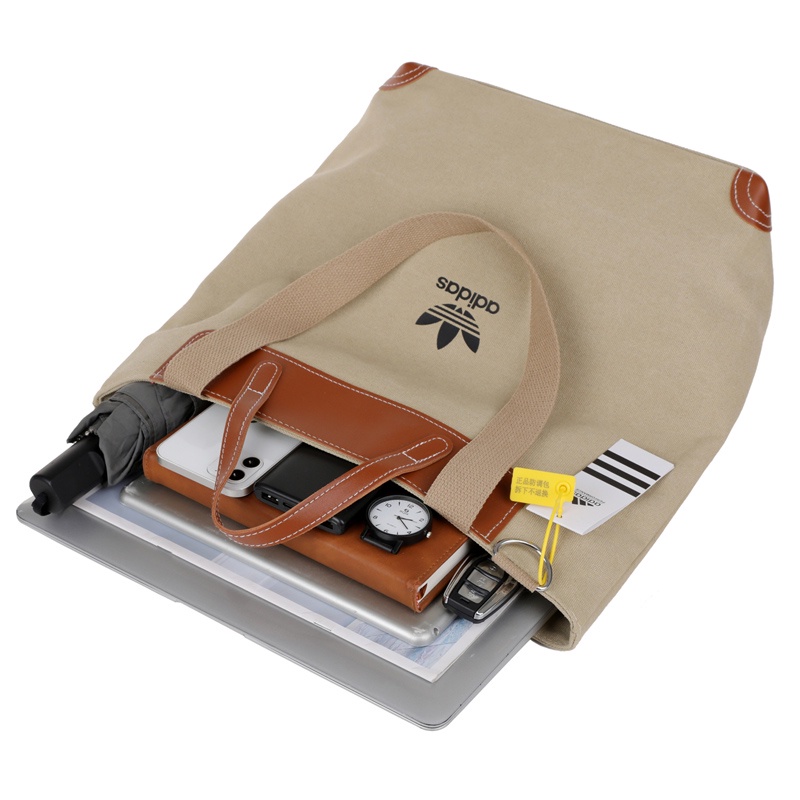 Adidas 100% original clover women's logo print classic cross-body bag túi tote chống thấm nước ngoài trời