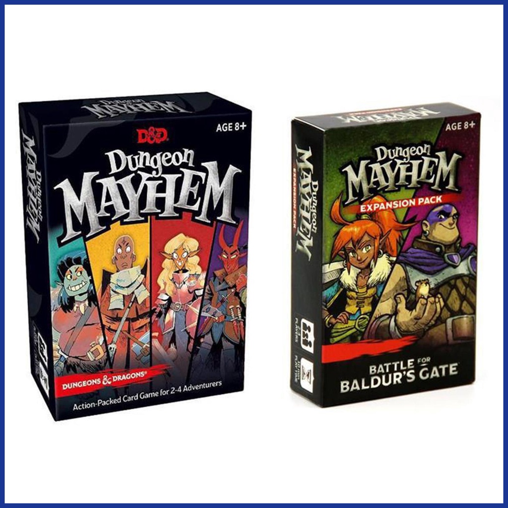 Bộ Thẻ Trò Chơi Gia Đình Dungeon Mayhems Tiếng Anh Vui Nhộn