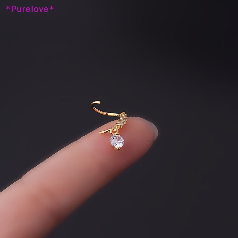 Khuyên Mũi Tròn Phối Dây Xích Thời Trang Cá Tính Cho Nữ Mới