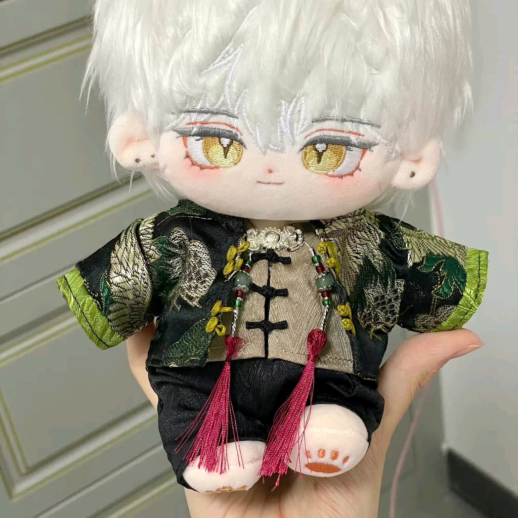 Búp Bê Em Bé Mặc Đồ Phong Cách Trung Hoa Cổ Điển Bằng Vải cotton 20cm