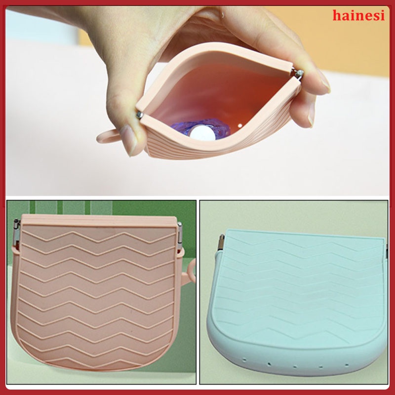 Set 2 Túi Đựng Mỹ Phẩm Son Môi Tiền Xu Tự Đóng Đi Du Lịch Tiện Lợi Miss hainesi.vn