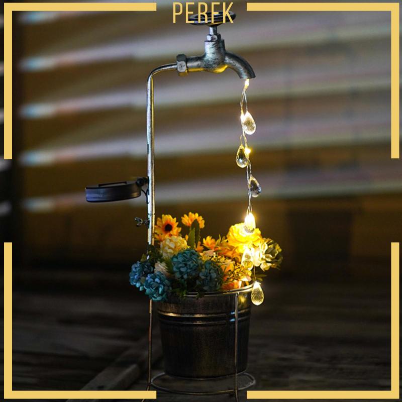 Đèn Lối Đi Bằng Sắt Bền Chống Nước Sử Dụng Năng Lượng Mặt Trời Cổ Điển Trang Trí Nhà Cửa / Lối Đi / Ban Công /