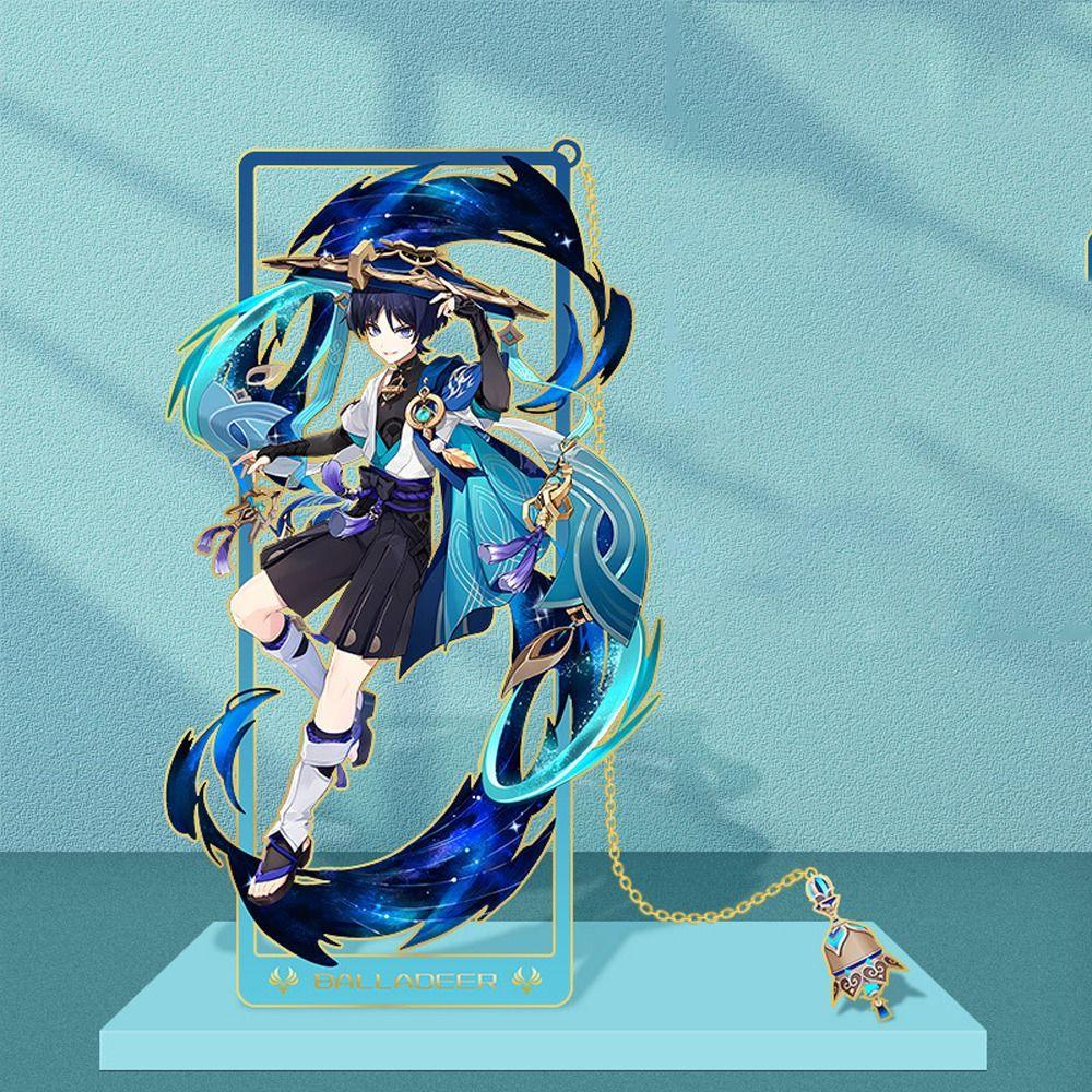 Thẻ Đánh Dấu Trang Sách DARON1 Genshin Va Chạm Bằng Kim Loại Rỗng Dùng Trong Trường Học Kawaii Genshin Va Chạm Yae Miko