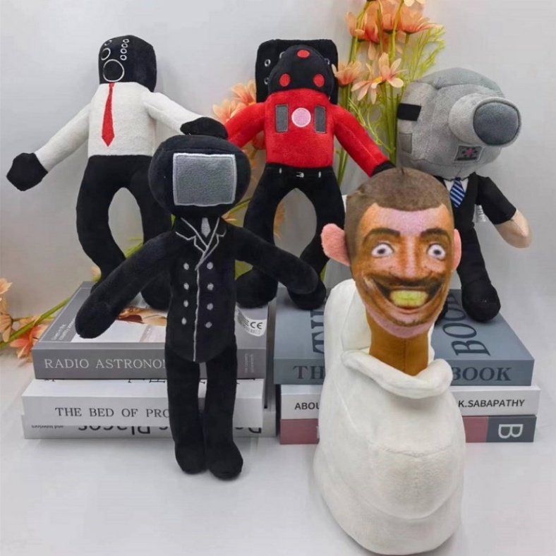 Thú Nhồi Bông Hình Nhân Vật Skibidi Trong Phim Hoạt Hình Kinh Dị 24H] 27cm