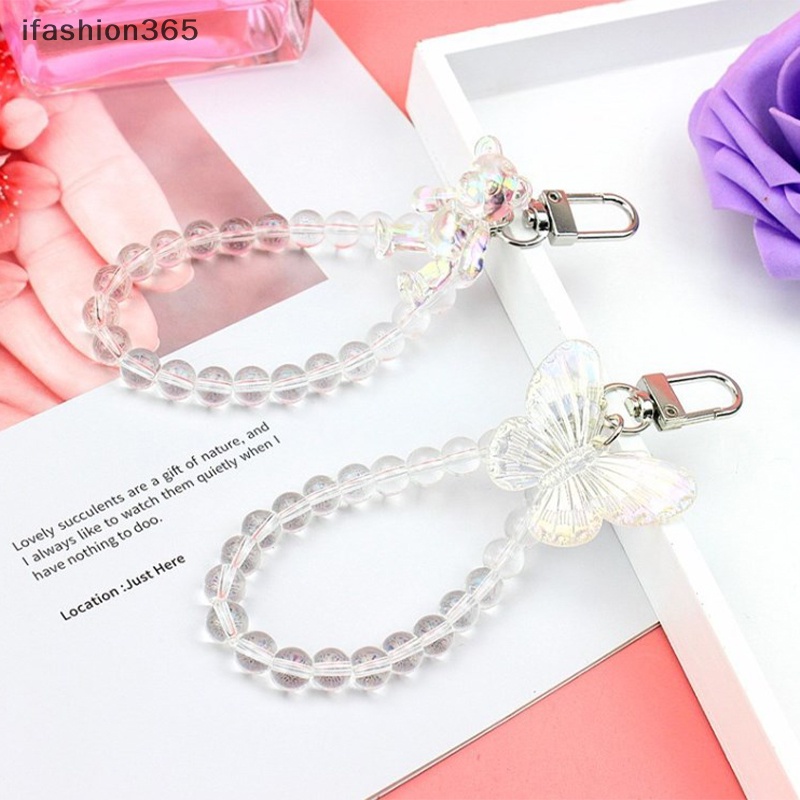 [ifashion365] Dây Đeo Điện Thoại / Móc Khóa Hình Gấu Nhiều Màu Sắc Dễ Thương