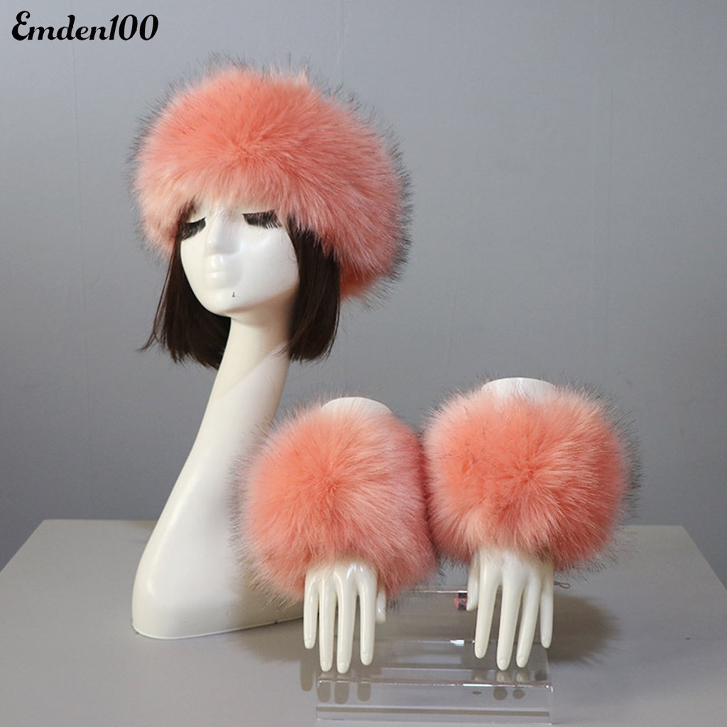 1 Bộ Băng Đô Và Găng Tay Hở Ngón Màu Sắc Thời Trang Cho Nữ