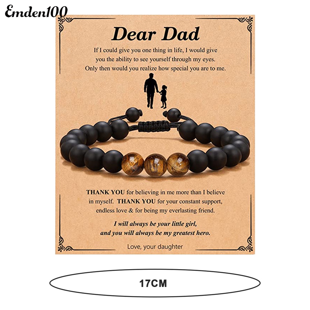 Vòng Tay Chuỗi Hạt Đá Đen Tự Nhiên Co Giãn Thoải Mái Dành Cho Mẹ Và Con Gái