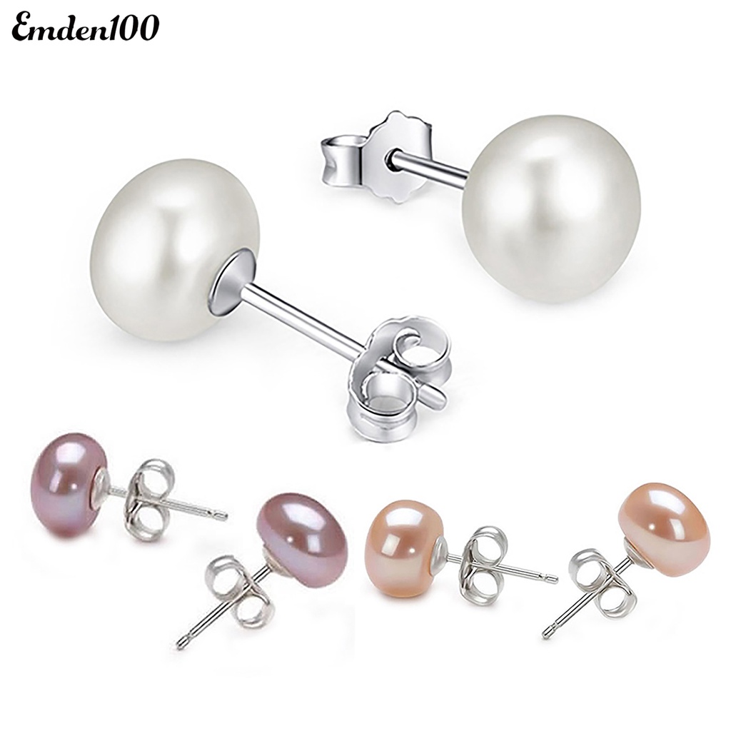 Đôi Khuyên Tai Nữ Đính Ngọc Trai Thiết Kế Ấn Tượng Thời Trang