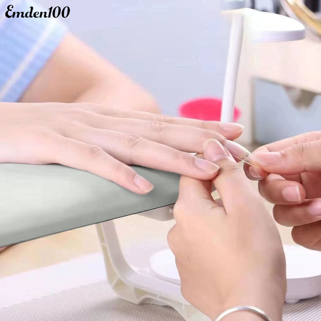 Đệm Kê Tay Bằng Da Giả Có Thể Điều Chỉnh Chiều Cao Cho Salon Làm Móng