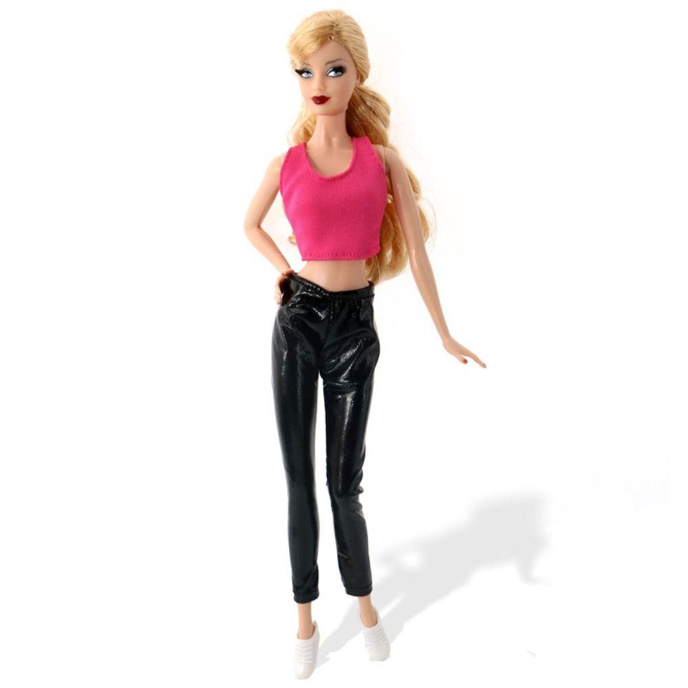 Bộ Áo Tank Top Màu Cầu Vồng Chất Lượng Cao Thời Trang Cho Búp Bê Dài 30cm