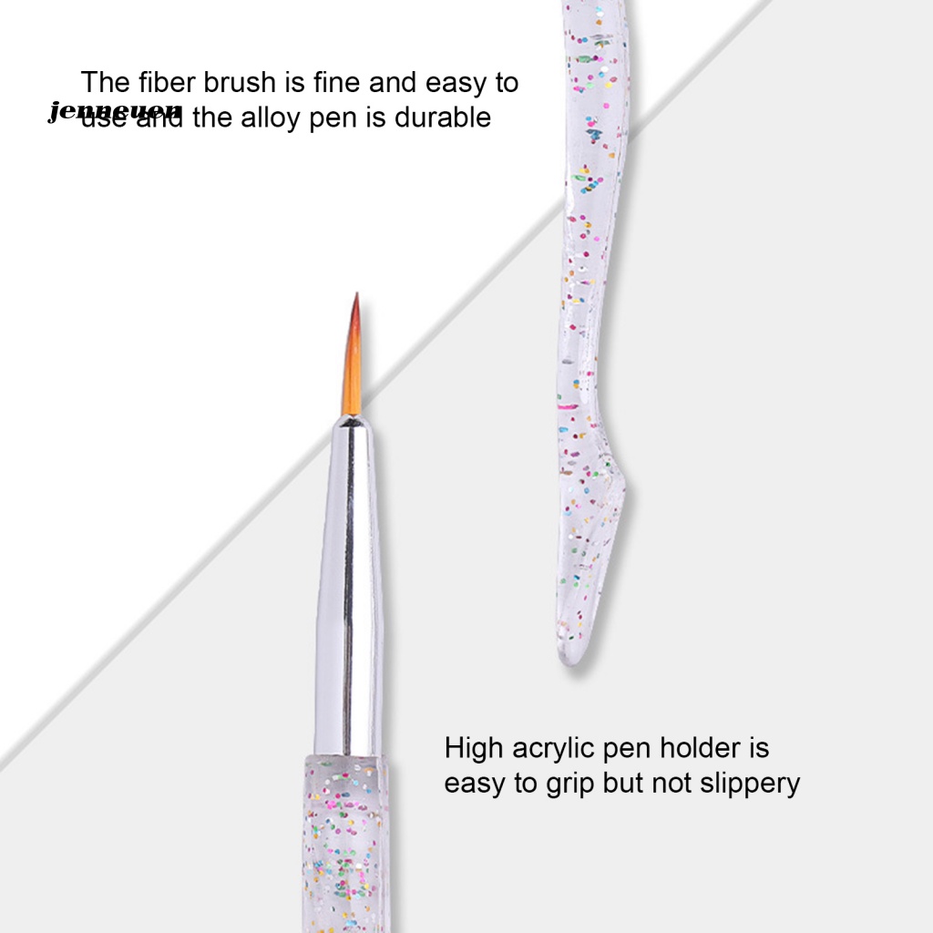 Set 3 Cọ Vẽ Trang Trí Móng Nghệ Thuật Di Động Tiện Dụng