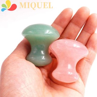 Cây lăn mát xa chăm sóc da mặt bằng đá ngọc bích hình nấm spa làm đẹp cho nữ