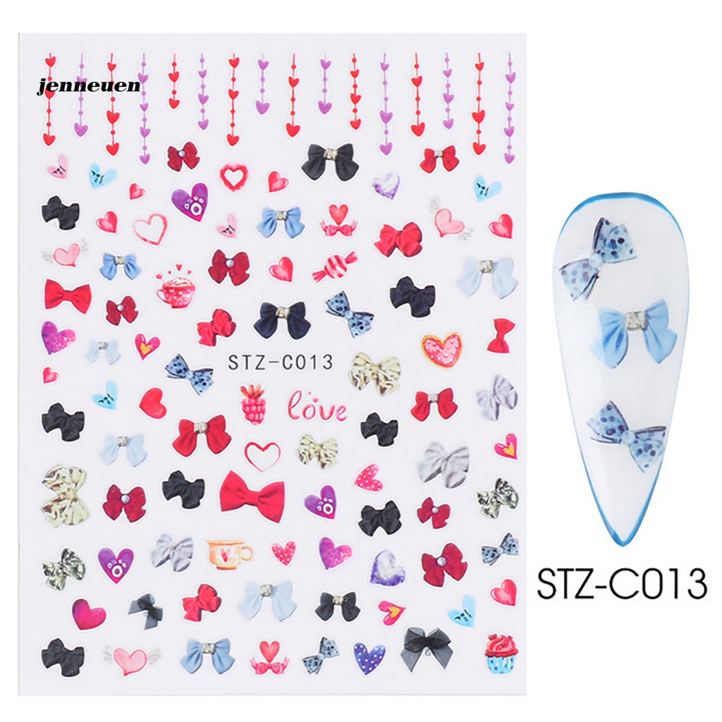 Miếng Dán Trang Trí Móng Tay Nhiều Màu Sắc DIY