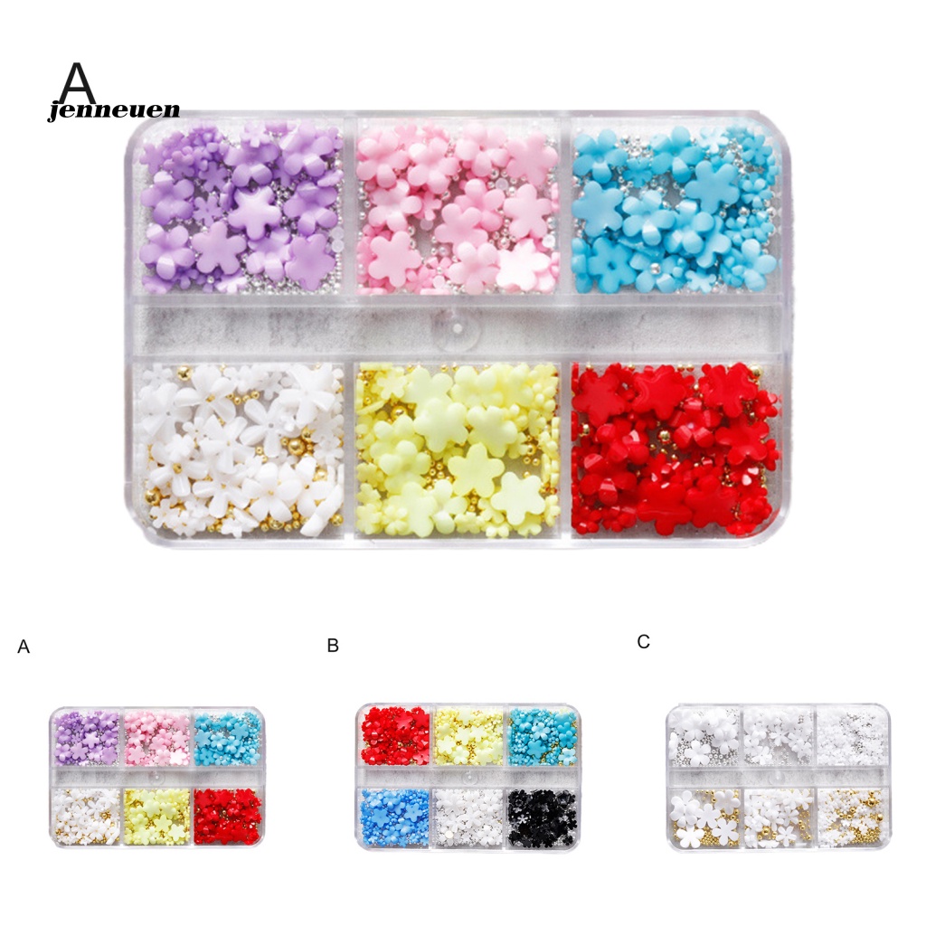 Phụ Kiện Trang Trí Móng Tay Hình Hoa Nhỏ Dễ Thương Sáng Tạo