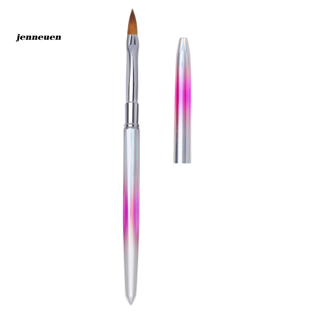 Cọ Vẽ Móng Nghệ Thuật Chuyên Nghiệp Với Tay Cầm Kim Loại