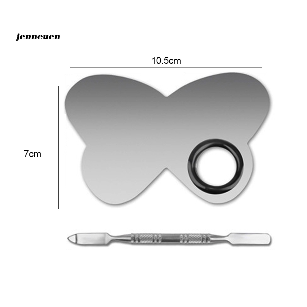 Bảng Màu Vẽ Móng Nghệ Thuật Bằng Thép Không Gỉ Hình Bướm Nhiều Màu Sắc DIY